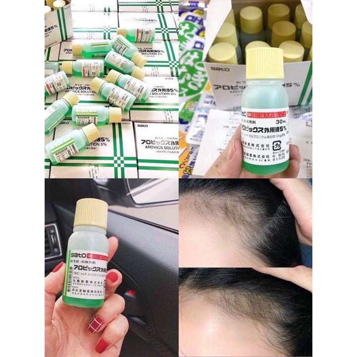 Tinh chất kích thích mọc tóc thảo dược Sato Nhật bản - 1 chai tách lẻ