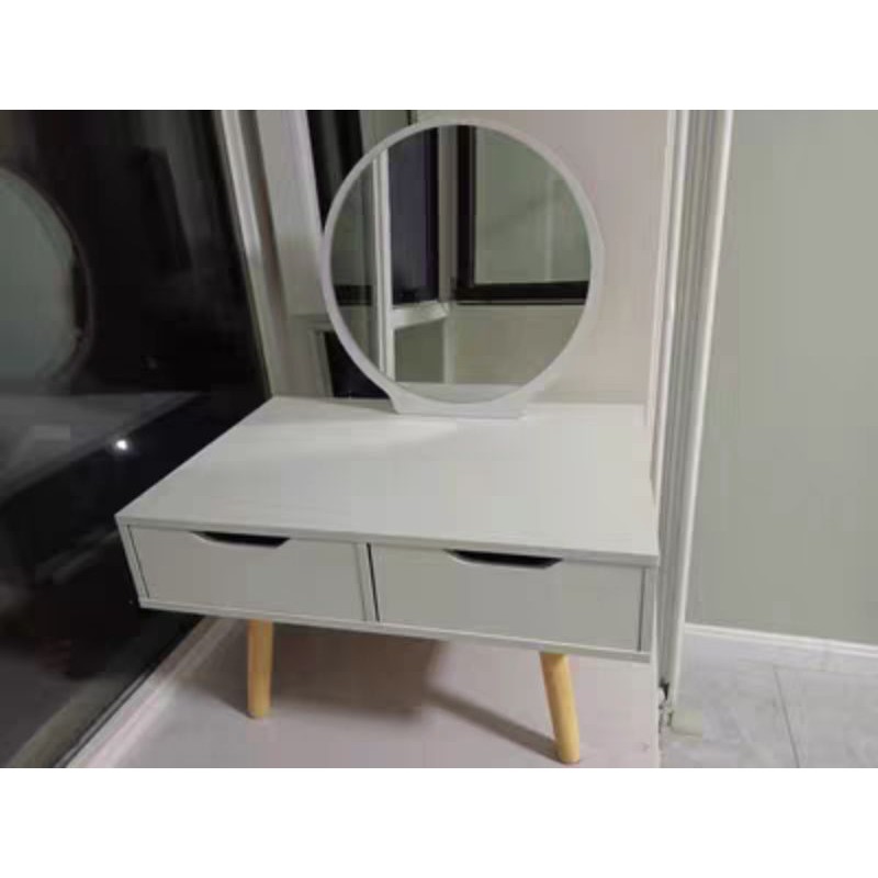 BÀN TRANG ĐIỂM NGỒI BỆT - KÈM GƯƠNG - HÀNG ODER | BigBuy360 - bigbuy360.vn