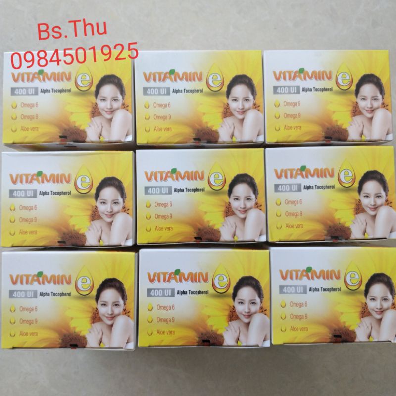 Vitamin E Benmax (lọ 50 viên) nguyên liệu vitaminE nhập khẩu Đức hỗ trợ làm đẹp da
