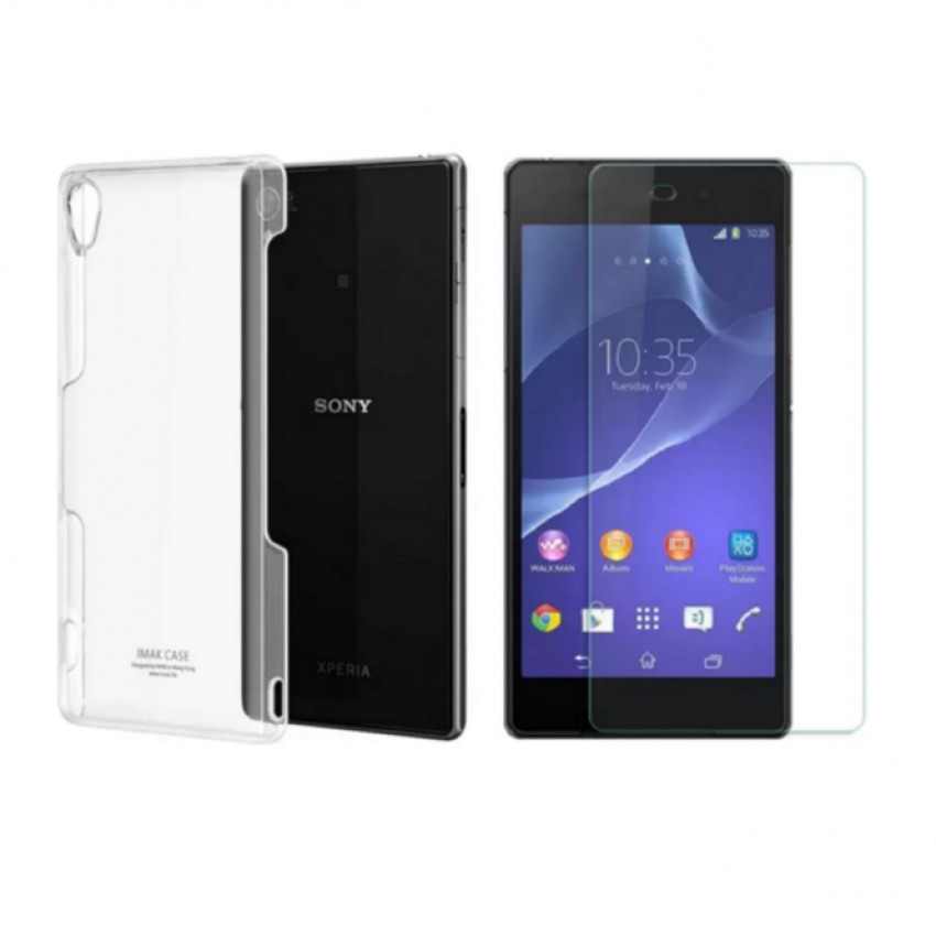 Bộ ốp IMAK (trong) và kính cường lực Sony Experia Z5 PREMIUM