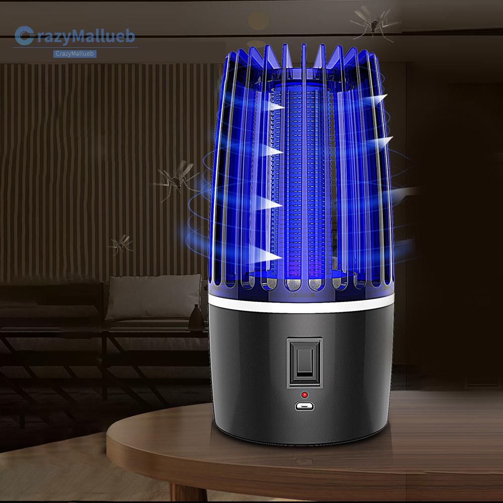 Crazymallueb❤Electric Mosquito Killer Light Photocatalysis Fly Bug Insects Zapper Lamp❤Lighting