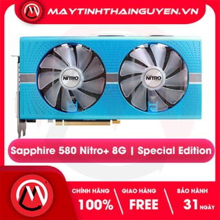 Card màn hình vga chơi game sapphire nitro+ radeon™ rx 580 8g bản special edition cao cấp nhất