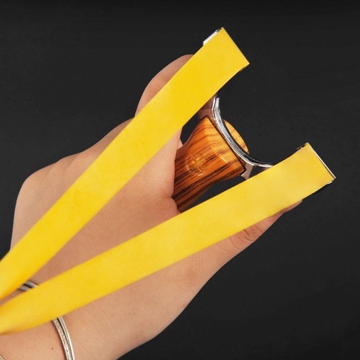 Ná Cao Su Hợp Kim Ốp Nhựa Vân Gỗ Chạc 7.7 Tặng Kèm Dây Thun Ná