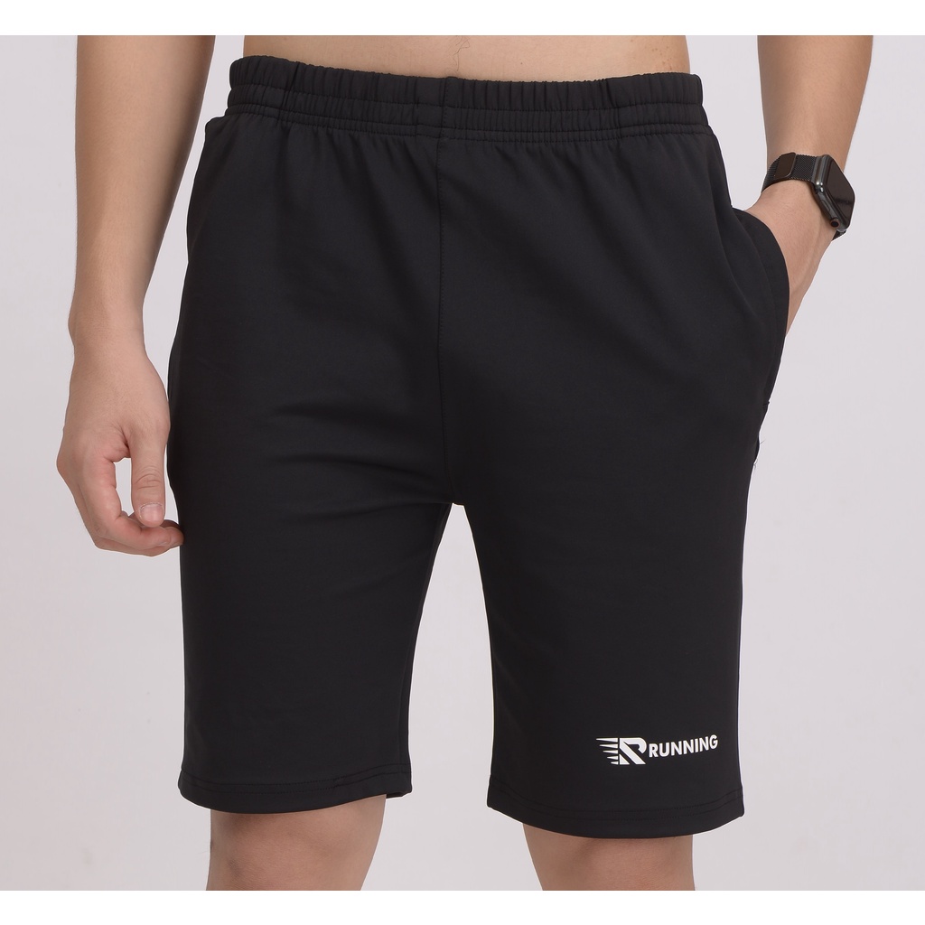Bộ đồ ngủ nam, bộ đồ thể thao, áo thun cotton trơn bazic co giãn nhiều màu + quần short đùi nam Running- L3run