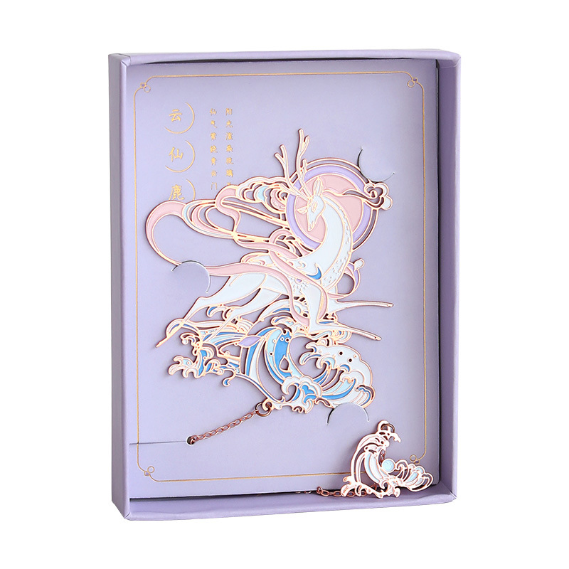 Thẻ Đánh Dấu Sách Bằng Kim Loại Phong Cách Trung Hoa Độc Đáo