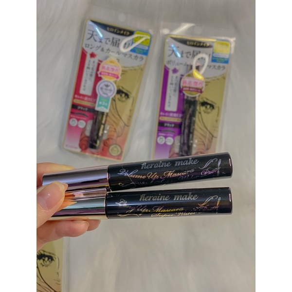 Set Tẩy trang + mascara Kiss Me Heroine Make Speedy Mascara Remover - Sản phẩm tẩy trang dành riêng cho lông mi 6.6ml