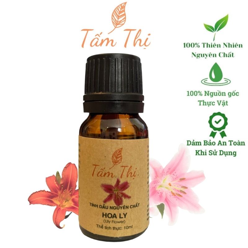 Tinh Dầu Thiên Nhiên Nguyên Chất Tấm Thị Lọ 10ml Giúp Thơm Phòng Khử Khuẩn Nhiều Mùi Đa Dạng Sả Chanh Bạc Hà Quế Tràm