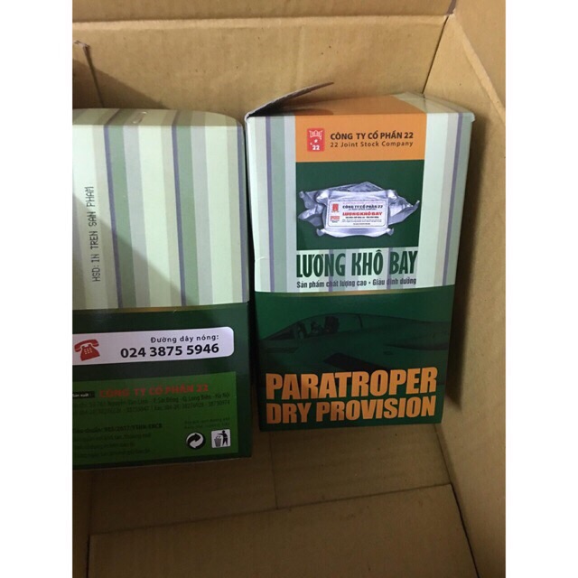 LƯƠNG KHÔ BAY QUÂN ĐỘI (10 phong -1kg) | BigBuy360 - bigbuy360.vn