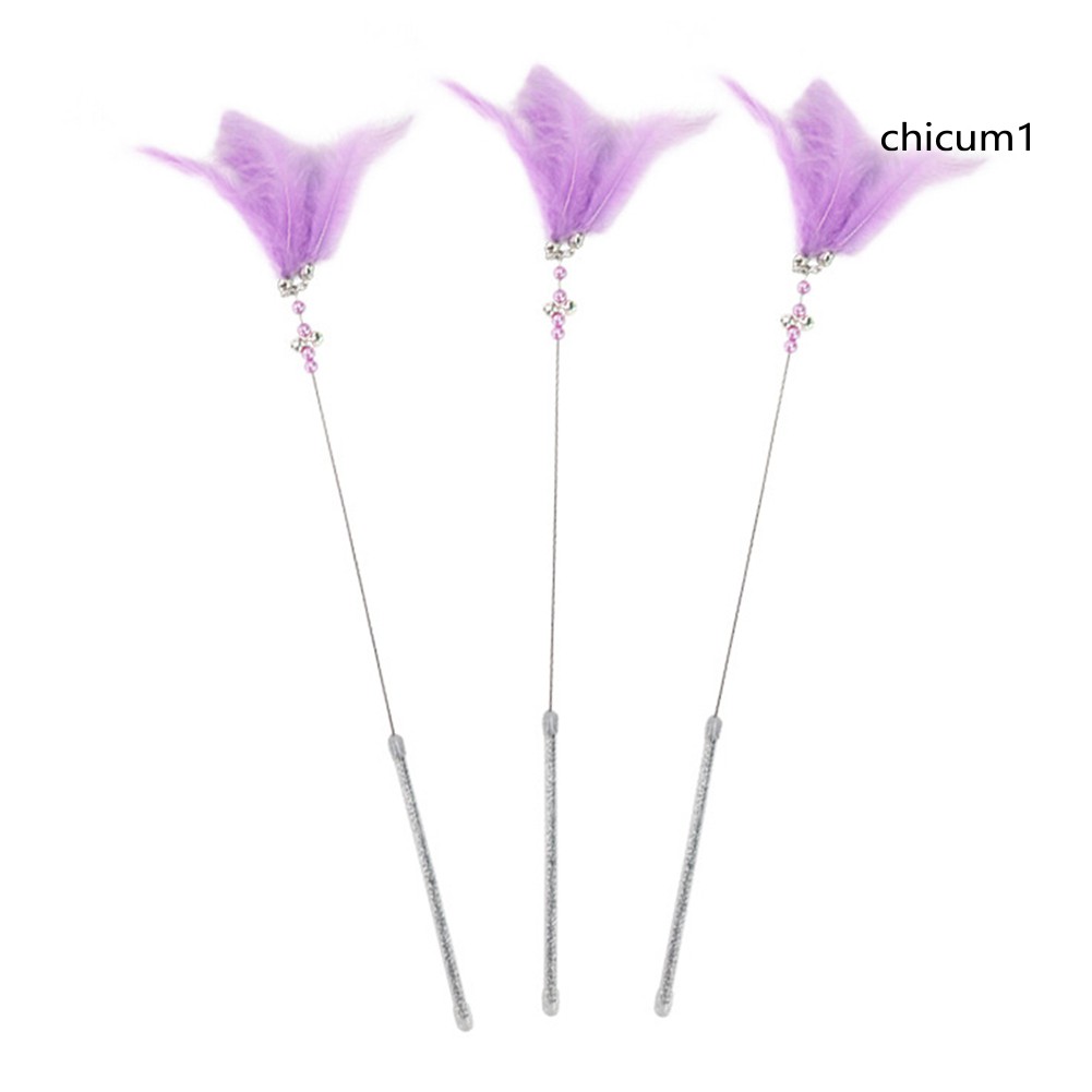 Bộ 2 Que Lông Vũ Trêu Chọc Mèo Vui Nhộn