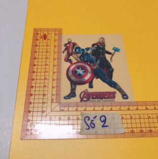 Sticker ủi, hình ủi, patch ủi Anvenger (Phụ liệu may vá trang trí quần áo may mặc, Handmade, DIY)