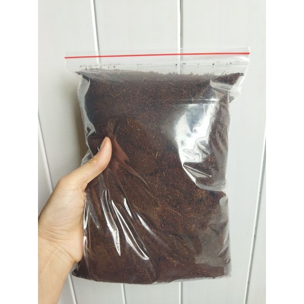 Mùn xơ dừa trồng lan, cây cảnh, rau mầm, dâu tây, túi 19x27cm như ảnh
