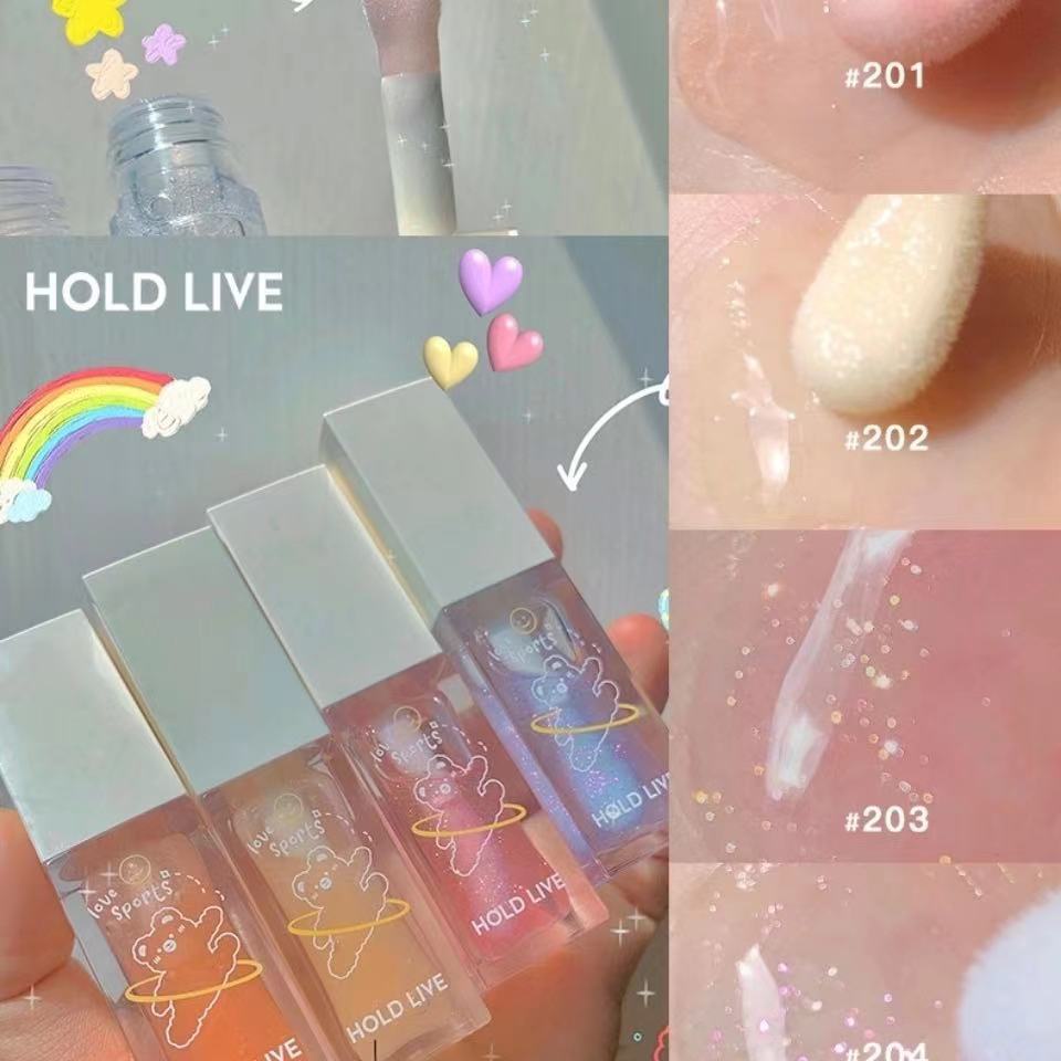 Son Bóng Hold Live Dưỡng Ẩm Môi Trong Suốt Dành Cho Nữ
