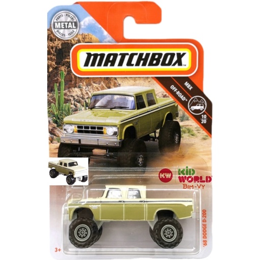 Xe mô hình Matchbox bán tải '68 Dodge D-200 FYP38.