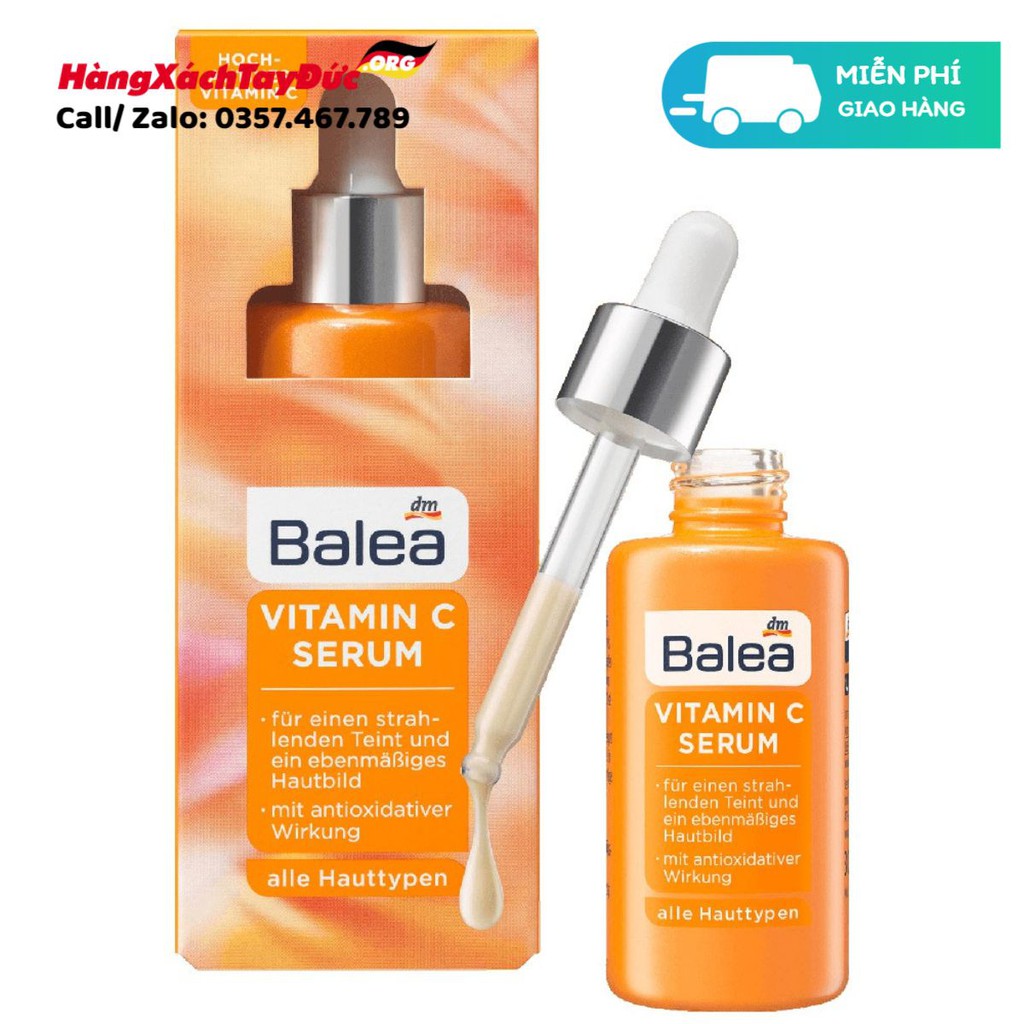 Hàng Đức Serum kích trắng Balea Vitamin C