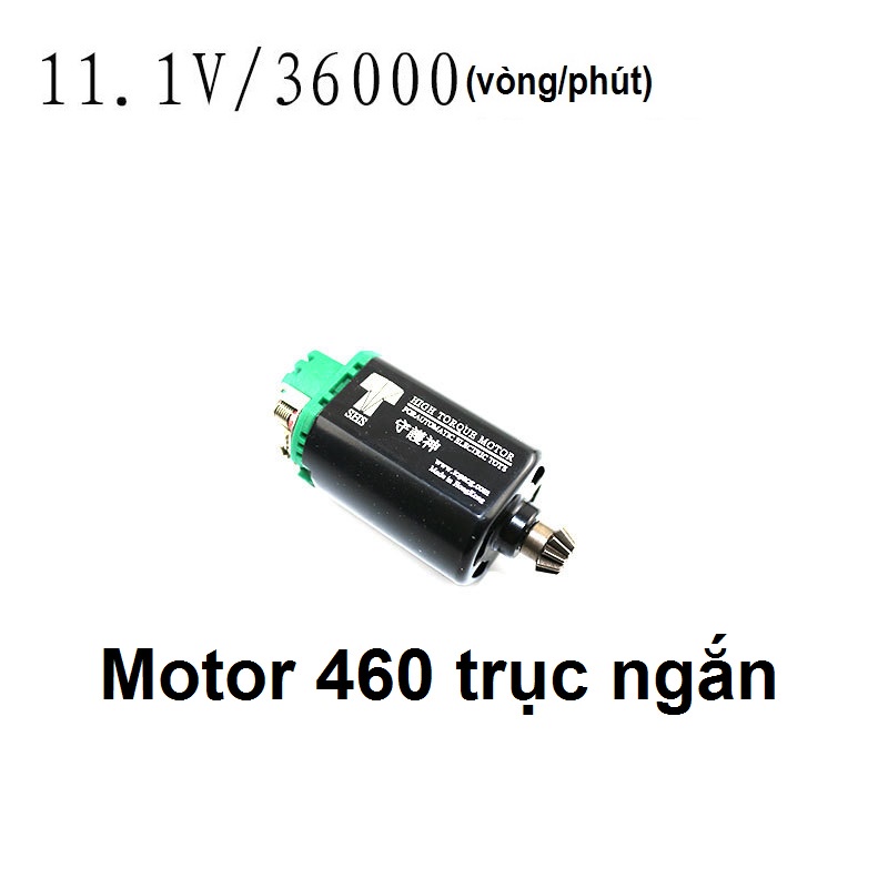 Motor SHS xanh 460/480 trục ngắn và dài 36000v