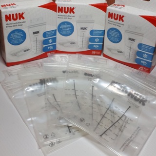 Túi trữ sữa Nuk 25 tờ