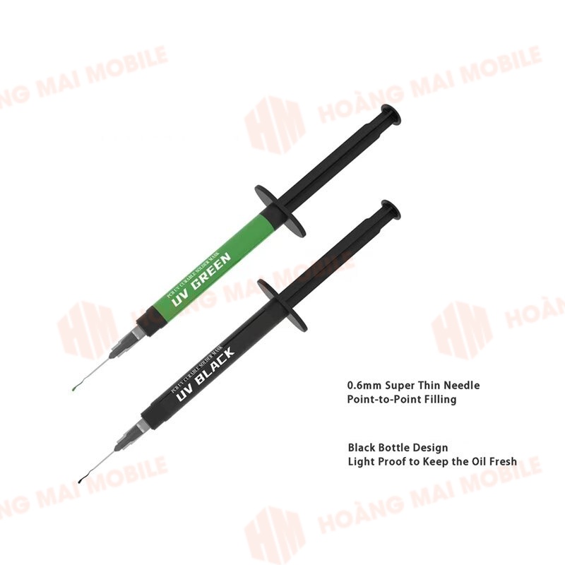 Sơn UV 2ULL (Màu đen, màu xanh)