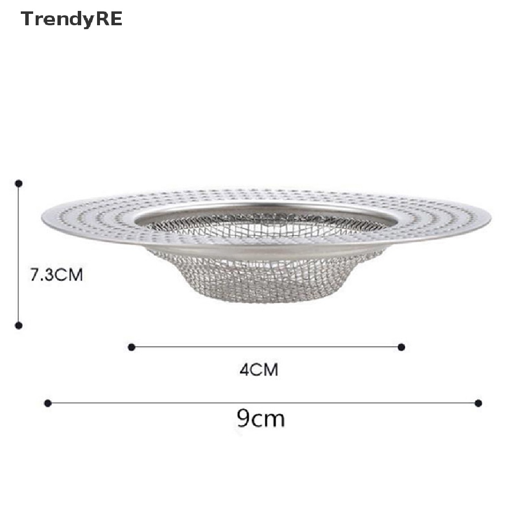 Miếng lọc rác bắt tóc thép không gỉ dành cho bồn rửa nhà bếp phòng tắm