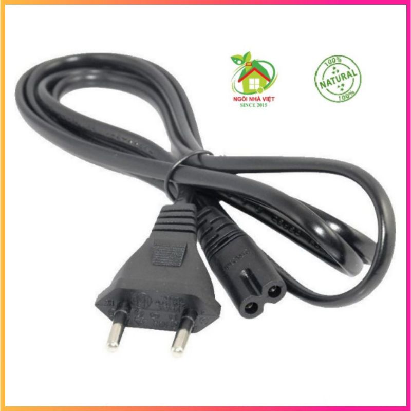 Dây cấp nguồn 220V cho các thiết bị điện như: Sạc Laptop, PC, Adapter, Nồi cơm điện,...