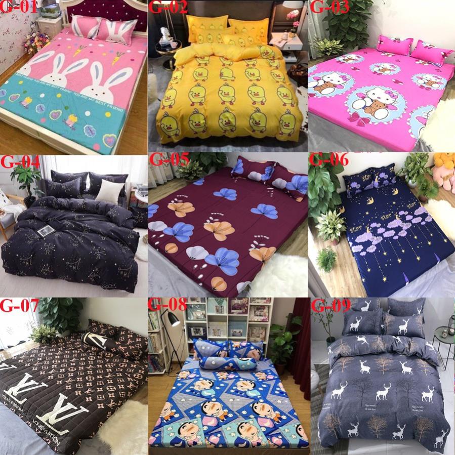 Thanh lý gấp Bộ 1 Ga Kèm 2 Vỏ Gối Nằm