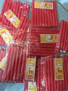 10 vỉ Nến thắp hương 35k
