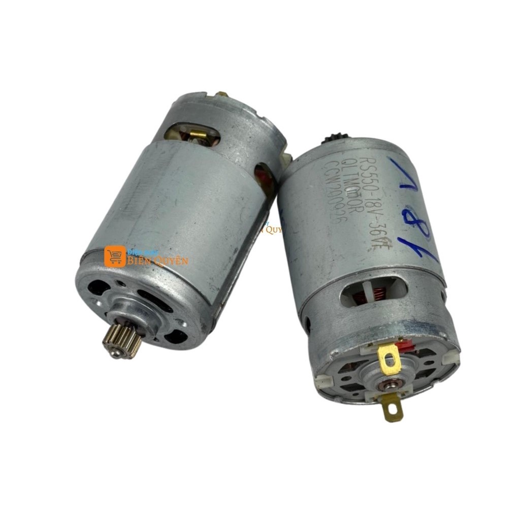 Mo to 550 dùng cho khoan pin và động cơ chổi than chạy 12V