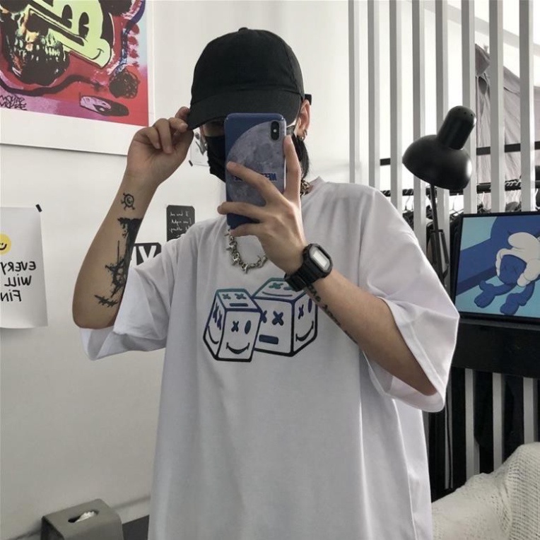 Áo phông rộng Unisex nam nữ freesize cá tính mạnh mẽ | BigBuy360 - bigbuy360.vn