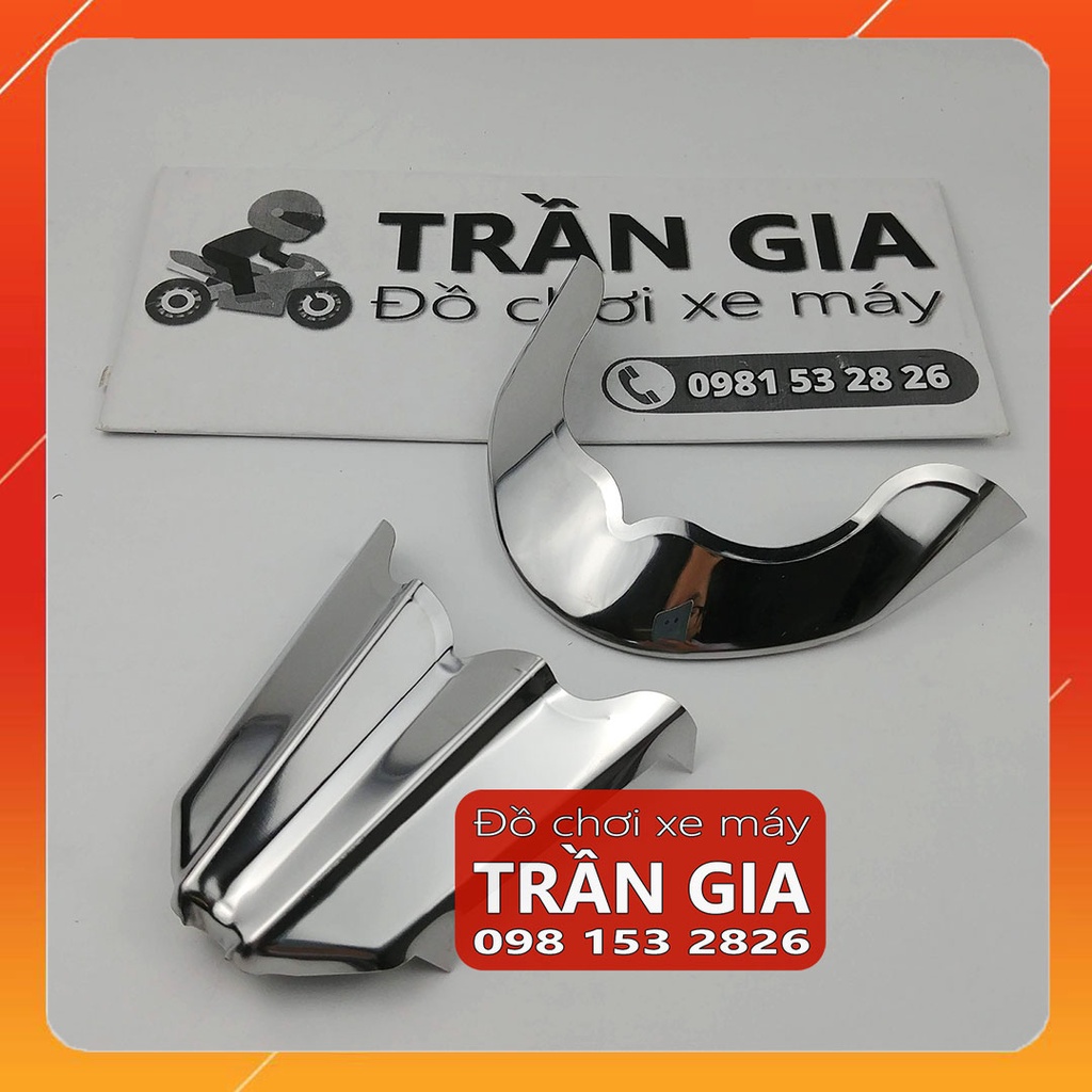 Chỉ mũi dè trước sau xe Vario 160 cc Indo-Việt năm 2022-2023 inox cacbon carbon ốp mỏ đuôi dè 160cc chắn bùn Honda
