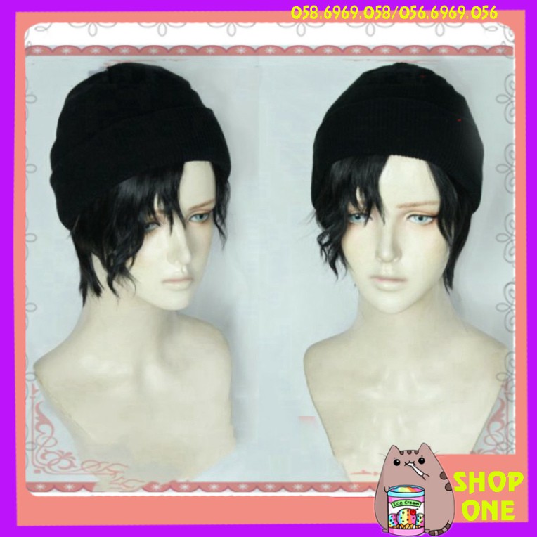 [Sẵn] Wig teen/lolita/cosplay M45 nam đen (tóc giả nguyên đầu) tại MIU SHOP 01