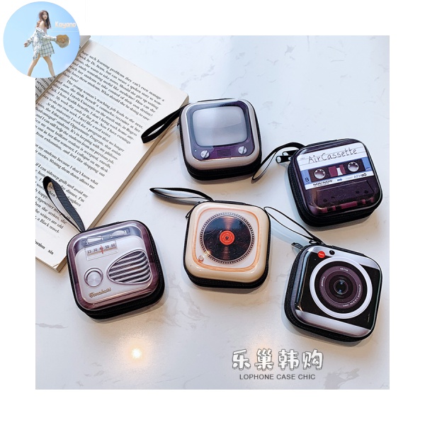 Hộp Đựng Tai Nghe / Dây Cáp Sạc Bằng Sắt Kiểu Retro Sáng Tạo | BigBuy360 - bigbuy360.vn