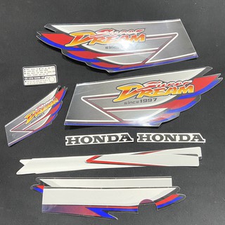 [HUYỀN THOẠI MỘT THỜI] TEM DÁN XE DREAM ĐỜI 1997 3 LỚP CAO CẤP