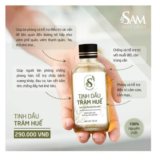 Tinh dầu tràm Sam natural