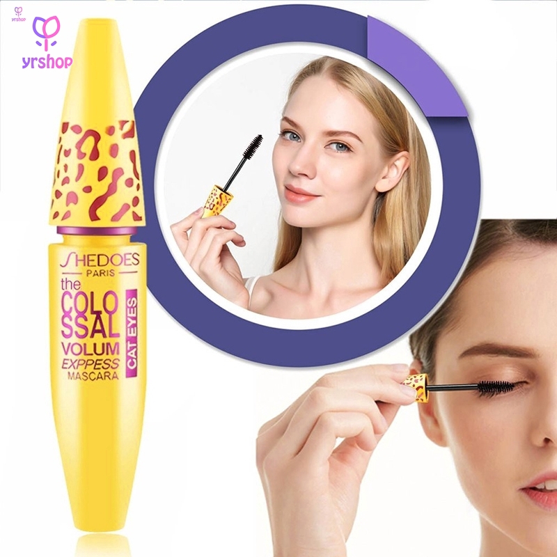 [Hàng mới về] Mascara chuốt mi nối cong màu đen kháng nước nhanh khô trang điểm chuyên nghiệp