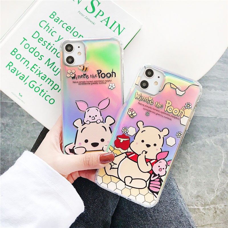 Ốp lưng iphone Gấu Pooh phản quang iphone 6->iphone 11promax - CASE STORE