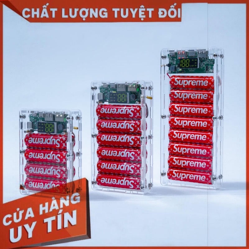 Sạc dự phòng dung lượng 20.000 mAh,Sạc nhanh 24w,Trong suốt