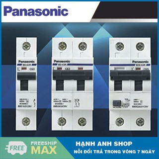 Aptomat MCB 1 cực 2 cực Panasonic 16A 20A 25A 32A 40A 50A 63A