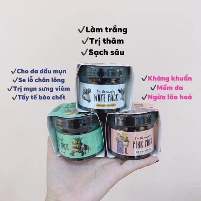 Mặt nạ shrek pack