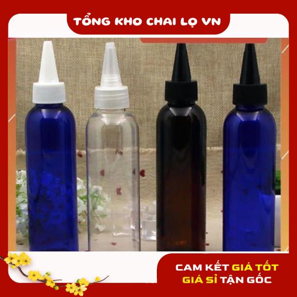 Chai Chiết Mĩ Phẩm ❤ SIÊU RẺ ❤ Chai nút nhọn 150ml,200ml,250ml, phụ kiện du lịch