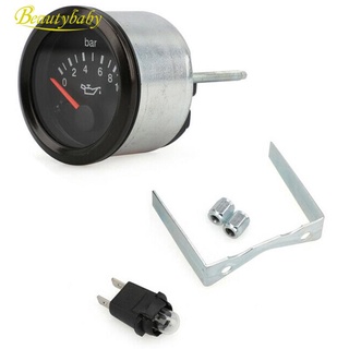 Đồng hồ đo áp suất dầu 0-10 bar 52mm