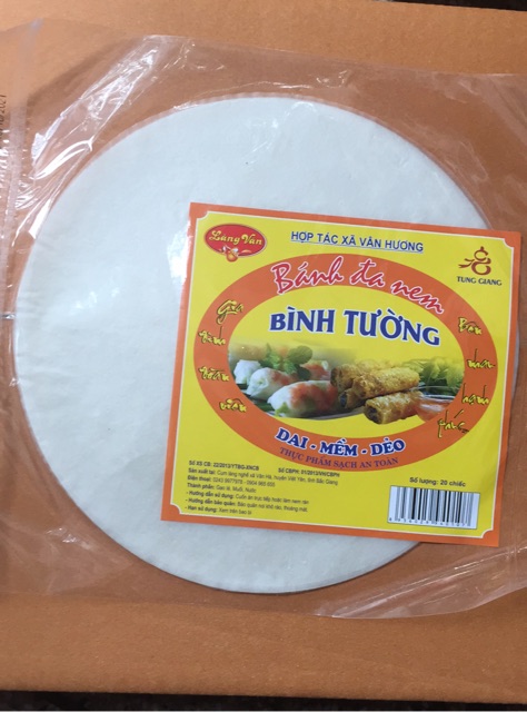 Bánh đa nem Bình Tường mềm, dẻo (luôn mớ) | BigBuy360 - bigbuy360.vn