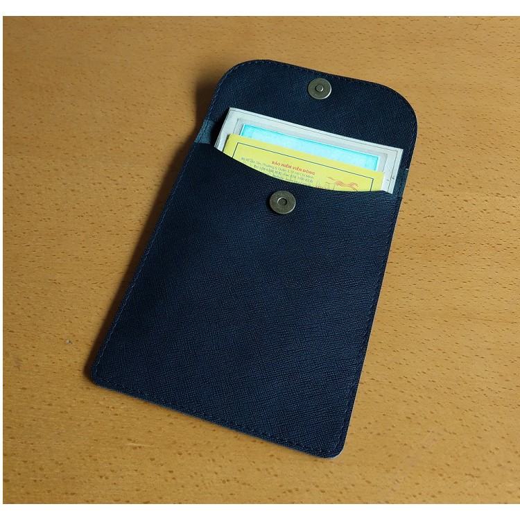 Ví Đựng Đăng Kiểm Ô Tô Dáng Đứng Da Bò opkey