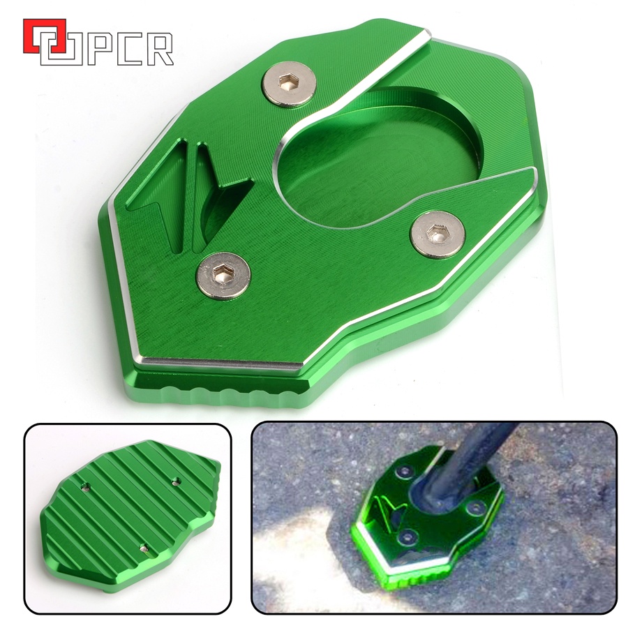 BÁNChất Lượng Cao LOGO Z800 Xe Máy Nhôm Chân Đế Bên Đứng Mở Rộng Tấm Dành Cho Kawasaki Z800 Z 800 20