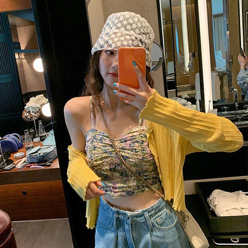Áo Khoác Cardigan Dệt Kim Màu Trơn Phong Cách Hàn Quốc Cho Nữ