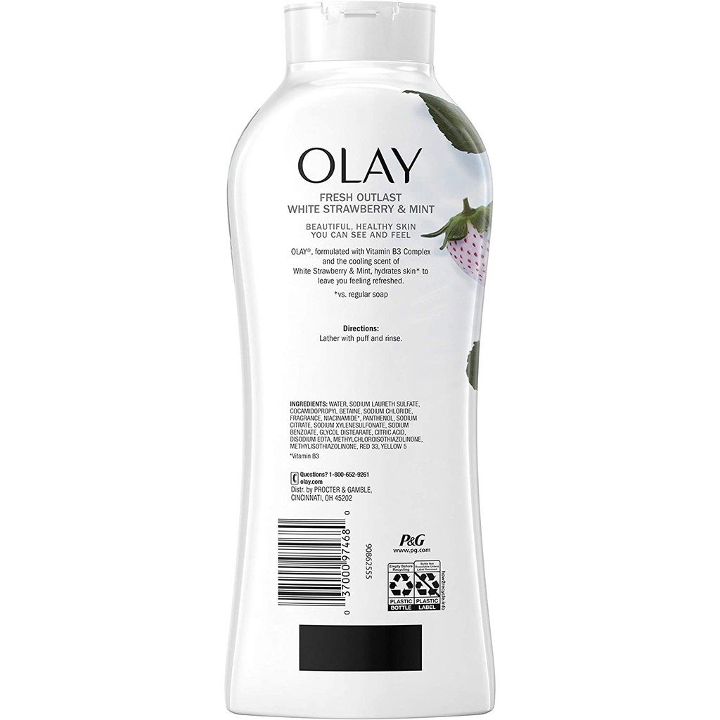 SỮA TẮM OLAY FRESH OUTLAST 650ML