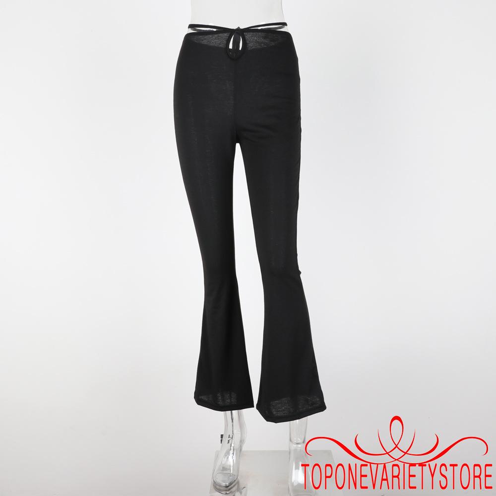 Quần Dài Nữ Lưng Cao Cột Dây Thời Trang Hàn | BigBuy360 - bigbuy360.vn