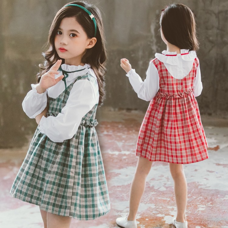 Áo đầm tay dài ôm chất lượng cao phong cách Hàn Quốc đáng yêu dành cho tuổi teen