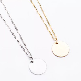 Dây Chuyền Mặt Tròn Titan