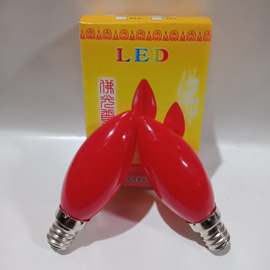 Bóng led bàn thờ, bộ 2 bóng led bàn thờ thần tài