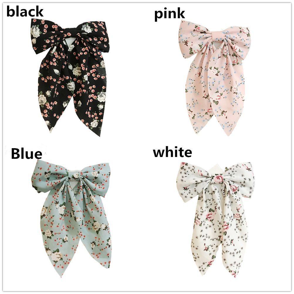 Kẹp Tóc Nơ Ruy Băng Lớn Phong Cách Hàn Quốc