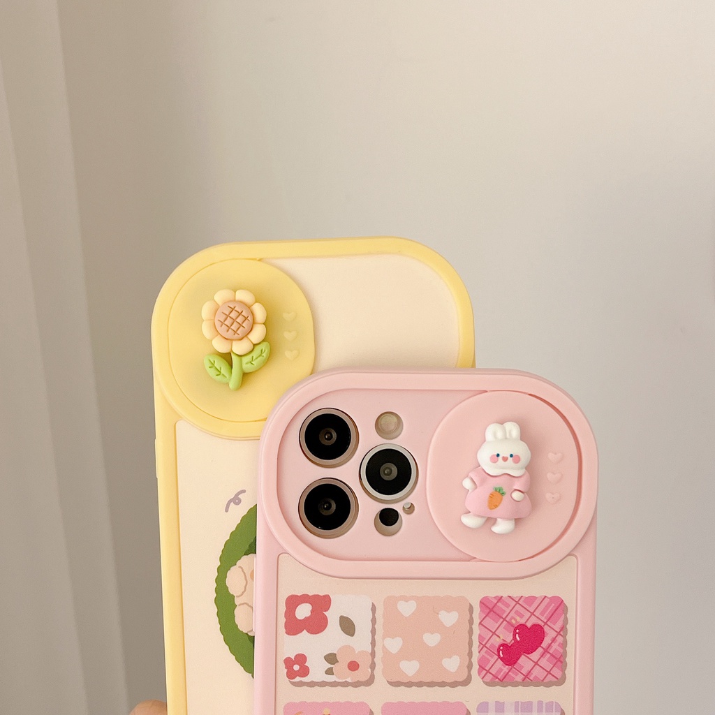 Ốp Điện Thoại Mềm Họa Tiết Thỏ Đáng Yêu Cho Iphone 12 pro max 11 pro max xs max xr x 13proamx plus